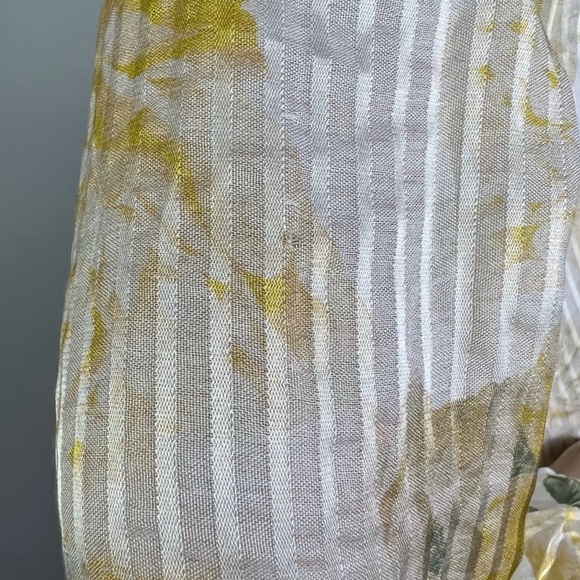 NEW CAMI NYC REVOLVE YELLOW FLORAL PRINT ONE-SHOULDER TOP - Picture 6 of 9